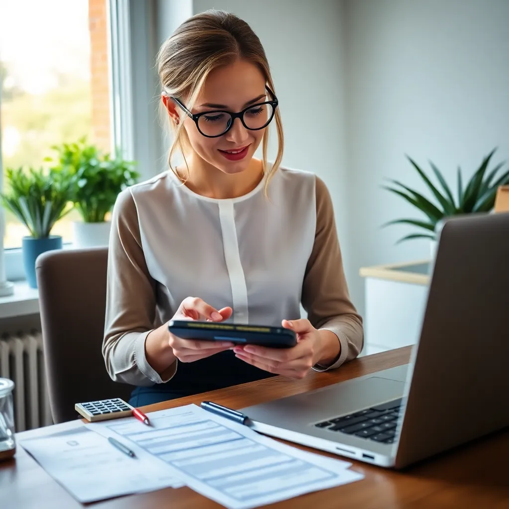 Persoon die administratie bijhoudt in een notitieboek naast laptop