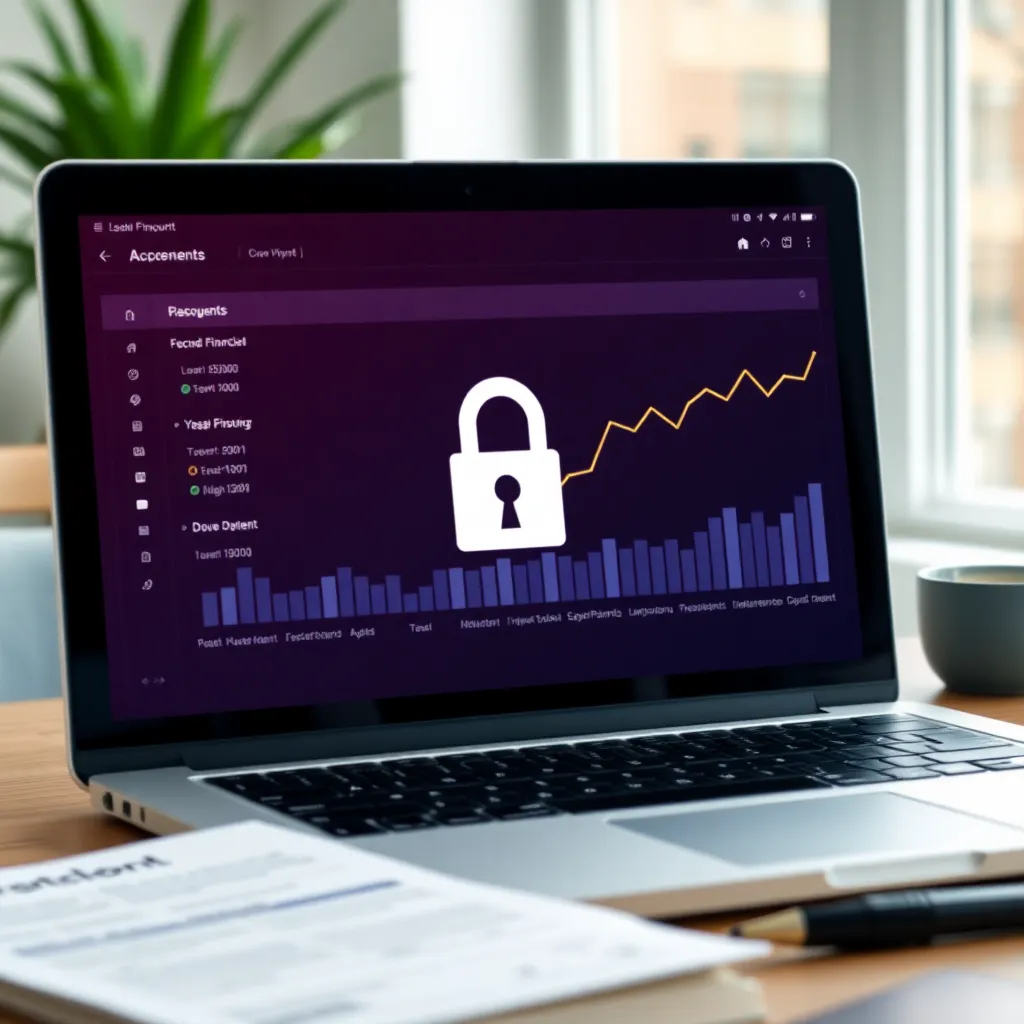 Persoon die papieren administratie digitaliseert met scanner en laptop